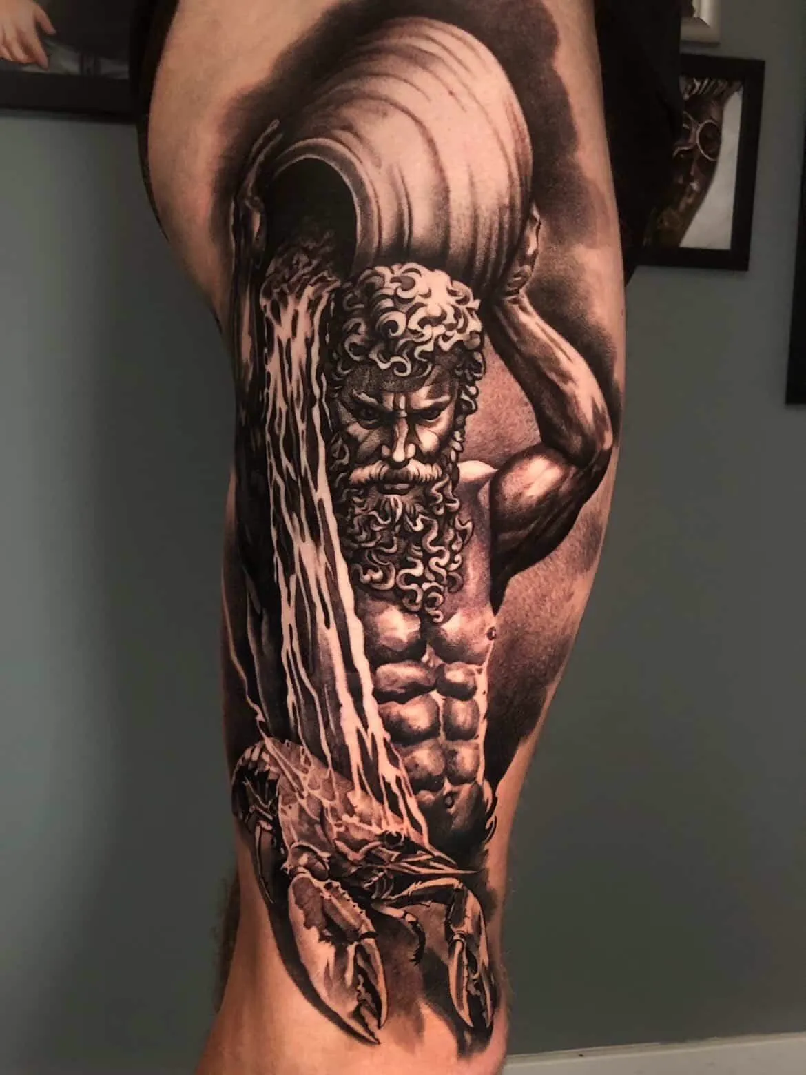 Tattoo van Dante Ink, vers gezet