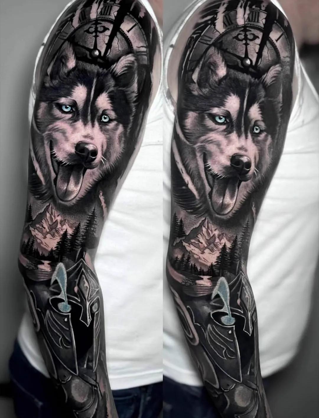 Tattoo van Dante Ink, vers gezet