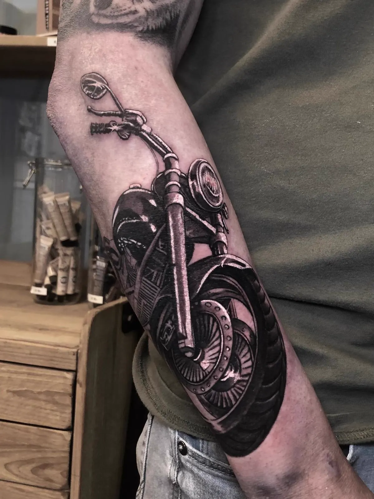 Tattoo van Dante Ink, vers gezet