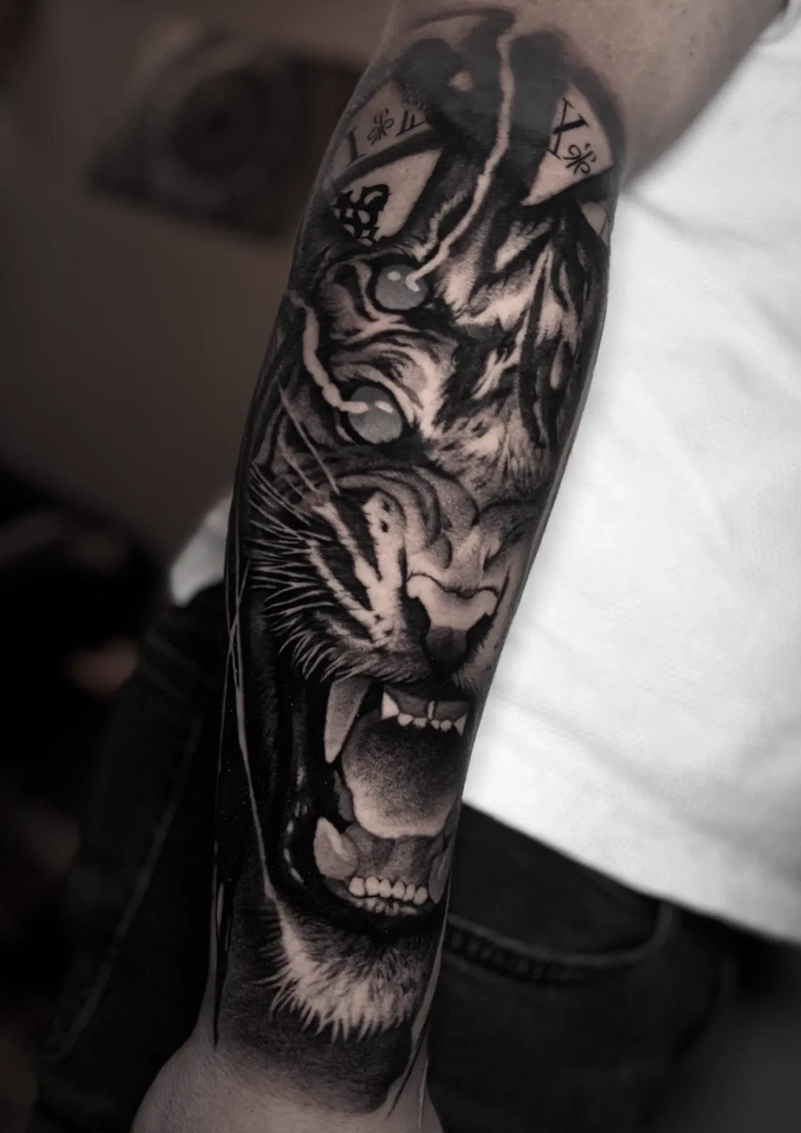 Tattoo van Dante Ink, vers gezet