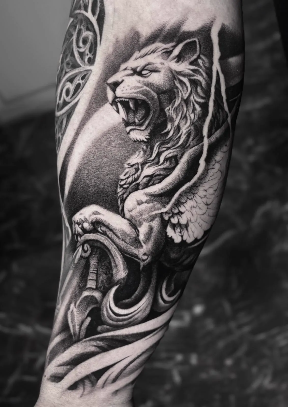 Genezen tattoo van Dante Ink